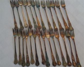 canape forks, Gorham, 26 total