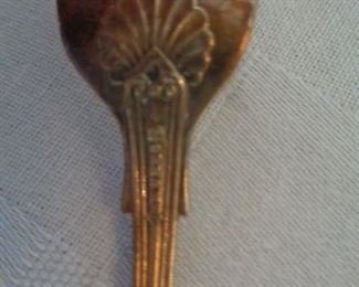 close-up of canape fork, Gorham