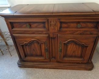 Century China Cabinet Sideboard, unextended, 42 1/2", 30" tall, 19" deep