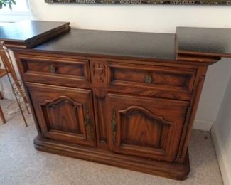 Sideboard extended to 57", 30" tall, 19" deep