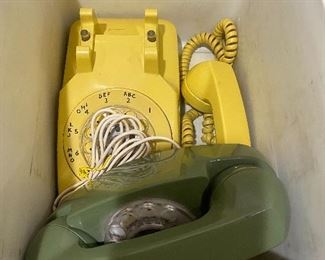 Vintage princess phone ,yellow telephone