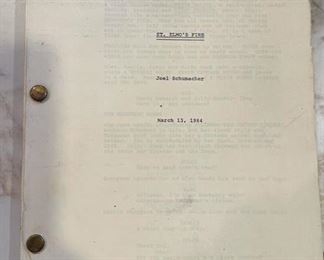 "St. Elmo's Fire" Script 