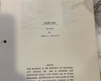 "Island Sons" Screenplay 