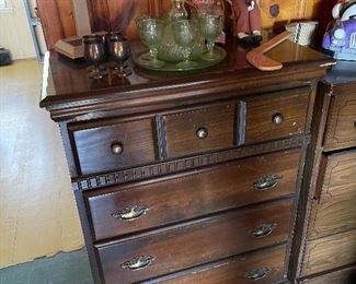 Solid wood dresser