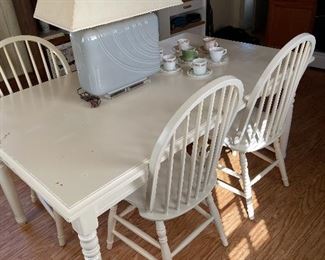 Table & 4 chairs solid wood