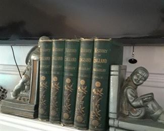 Five-volume set of History of England, McCauley