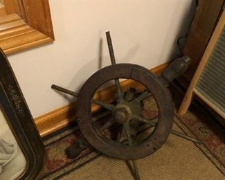 Antique Ship's Wheel
