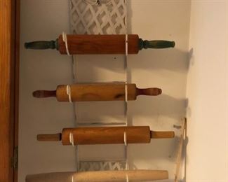 Rolling Pins and Rack
