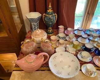 Assorted Antique Porcelain / Hall Teapot