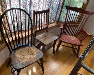 Assorted Antique Chairs