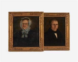 6: Pair of Victorian Oil Portraits