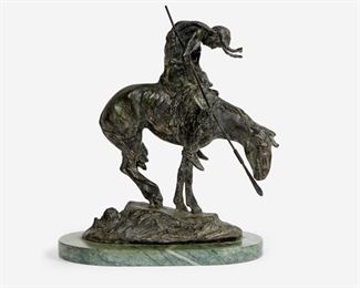 22: James Earle Fraser (After) "End of the Trail" Bronze