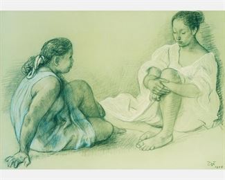 31: Francisco Zuniga "Mujeres" (1978) Offset Lithograph