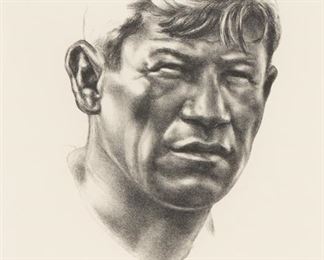 44: Charles Banks Wilson (1918-2013) "Superstar" Lithograph