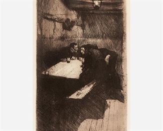 55: Kathe Kollwitz (After) "Conspiracy" Etching & Aquatint