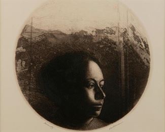 56: William Patterson "Kathe Kollwitz" Etching (1976)
