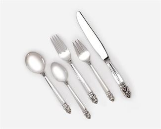 59: International Sterling "Royal Danish" Silver, 100 Pcs.