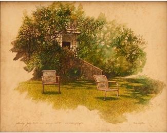 73: Tom Heflin "Saturday July 13, 1974" Acrylic on Board