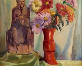 75: Kitt George Sapp (1887-1959) Oil Still Life