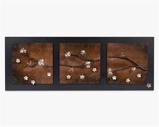 85: Casey Horn "End of Spring" Bronze & Steel Sculpture