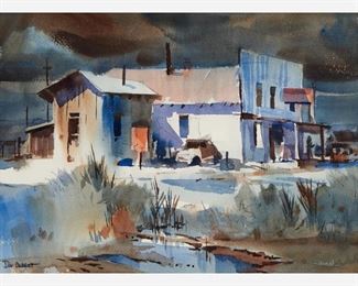 104: Don Brackett "Coldwater" Watercolor