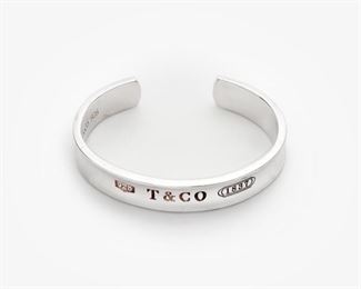 110: Tiffany & Co. 1837 Sterling Cuff