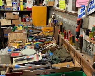 beginning basement digger-lots of tools-product more
