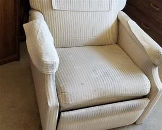 Beige recliner