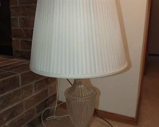Vintage Glass Table Lamp