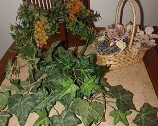 Faux Floral Arrangement Decor