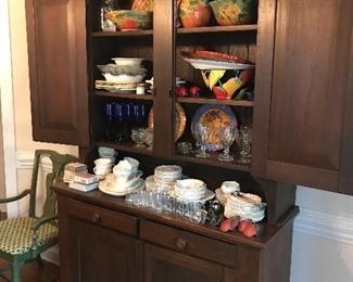 Antique Step back cabinet