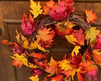Fall wreath $40