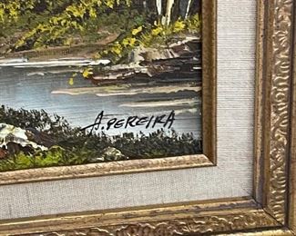 Original oil painting from A. Pereira.