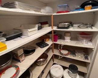 Pantry with Pots and Pans