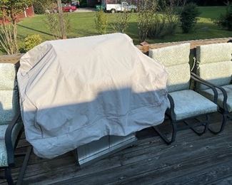 Nexgrill Propane Grill, Stainless Steel/Chrome and Grill Cover