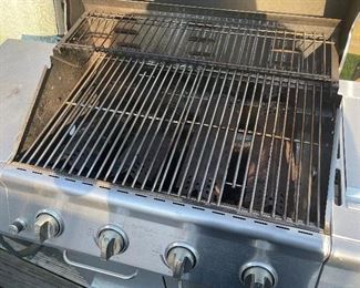 Nexgrill Propane Grill, Stainless Steel/Chrome and Grill Cover