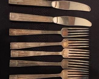 First Class United Airline Flatware