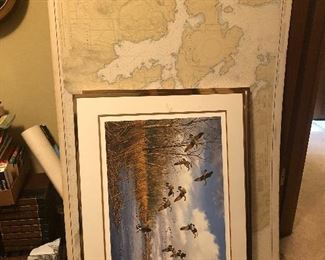 Map, Framed Art