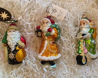 Christopher Radko
13)”Silesian Santa”
14)”Presents from the Past”
15) Santa on Scooter 45.