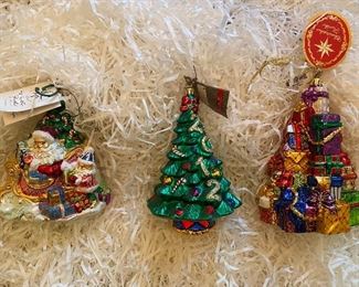 Christopher Radko
40)”Trim a Tree”  40.
41)”Pine Time”  45.
42)”Snazzy Stack” 65.