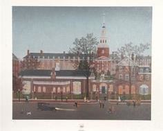 Michel Delacroix Harvard signed and numbered print. 105/350