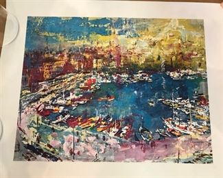 Unframed Leroy Neiman print