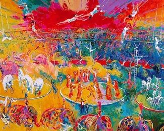 Unframed Leroy Neiman "Circus" serigraph   #70/90