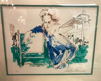 Signed Leroy Neiman Princess Ann  