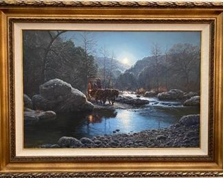 Oil painting by Mark Keathley 