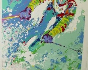 Leroy Neiman signed print unframed