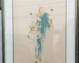 Leroy Neiman "Pierrot the Juggler" signed Artist Proof