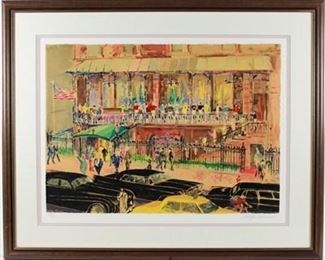 LeRoyNeiman club 21 signed and numbered serigraph