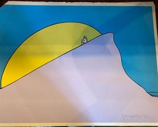 Peter Max signed and numbered lithograph