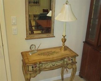 Lane table and mirror